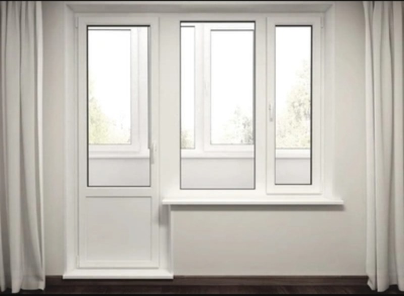 Балконные двери с профилем BLITZ