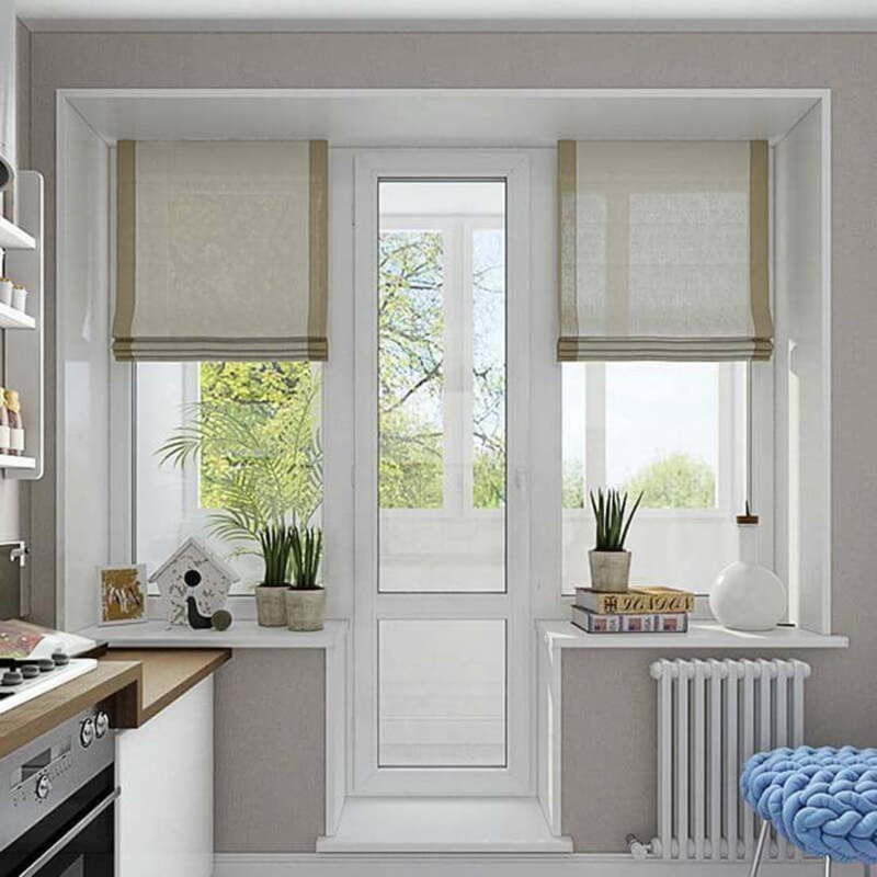 Балконные двери с профилем DELIGHT-Design