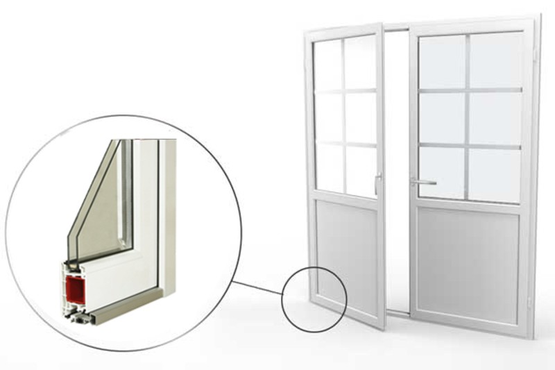 Межкомнатные двери с профилем PROPLEX-Optima